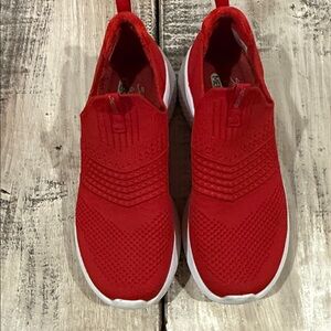 Skechers Kids Red Slip-On Sneakers